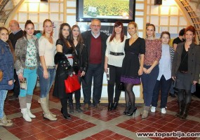 Zajednički snimak učesnika u projektu sa profesorom Miloradom Mušićem