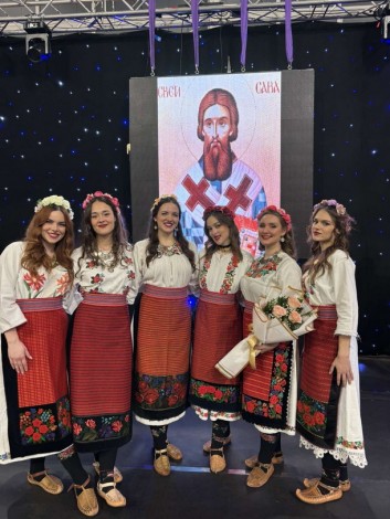 Grupa pevača Ansambla VILA pobednici takmičenja u Minsku