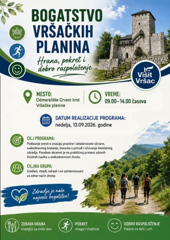 Dobrodošli na šetnju jedinstvenim Vršačkim planinama