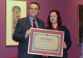 Mr Jelena Nestorov i prof. dr Radovan Pejanović