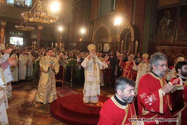 Patrijarh Irinej osveštao obnovljenu Sabornu crkvu